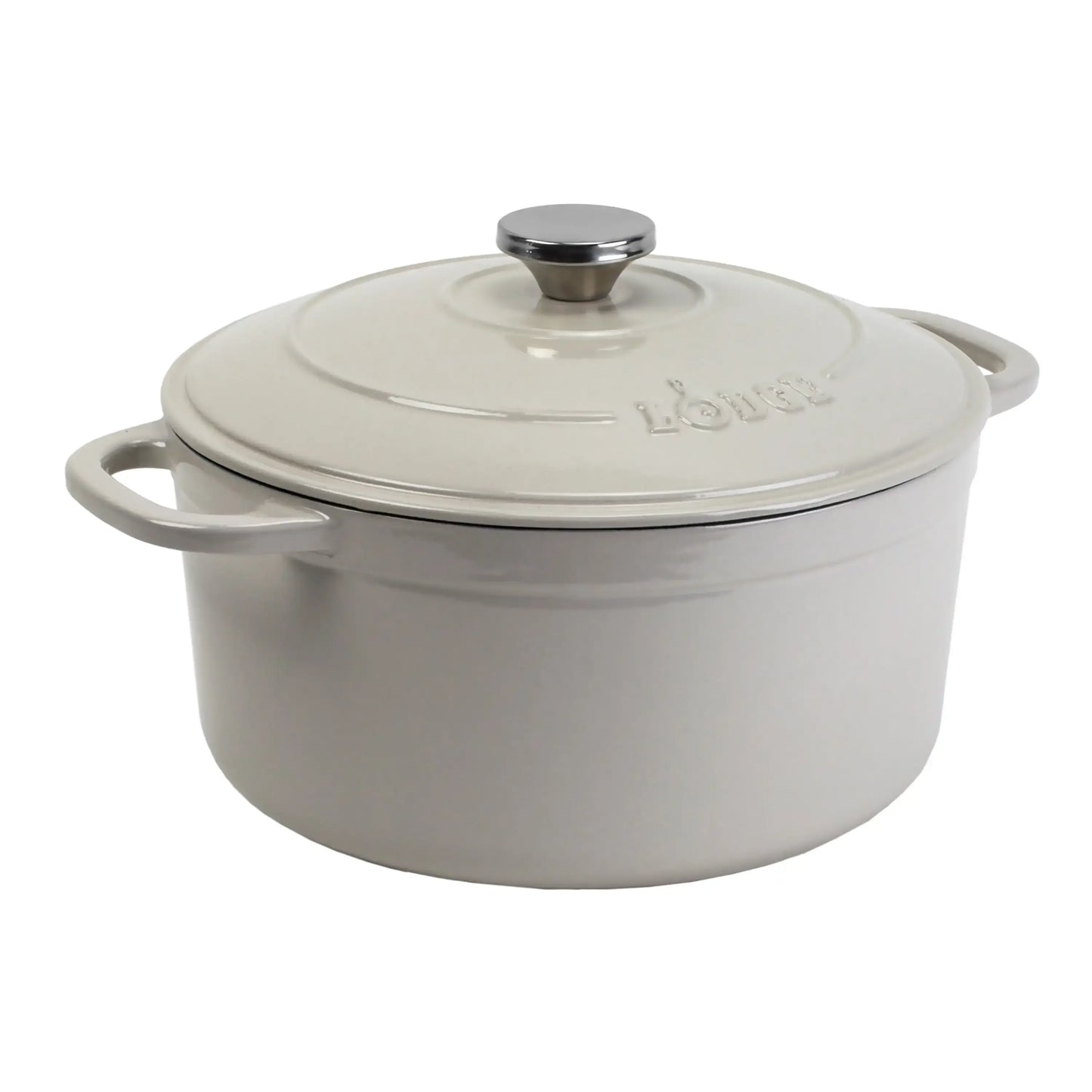Lodge Cast Iron Enameled Dutch Oven For Everyday Cooking
