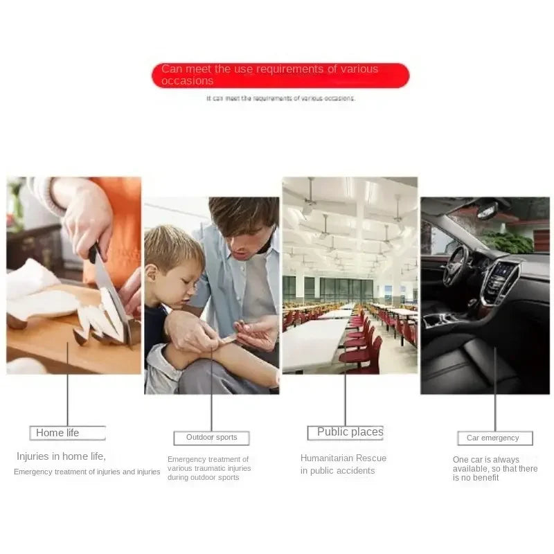 184pcs First Aid Kit by S And B Enterprise; portable multi‑purpose emergency medical supplies for hiking and camping