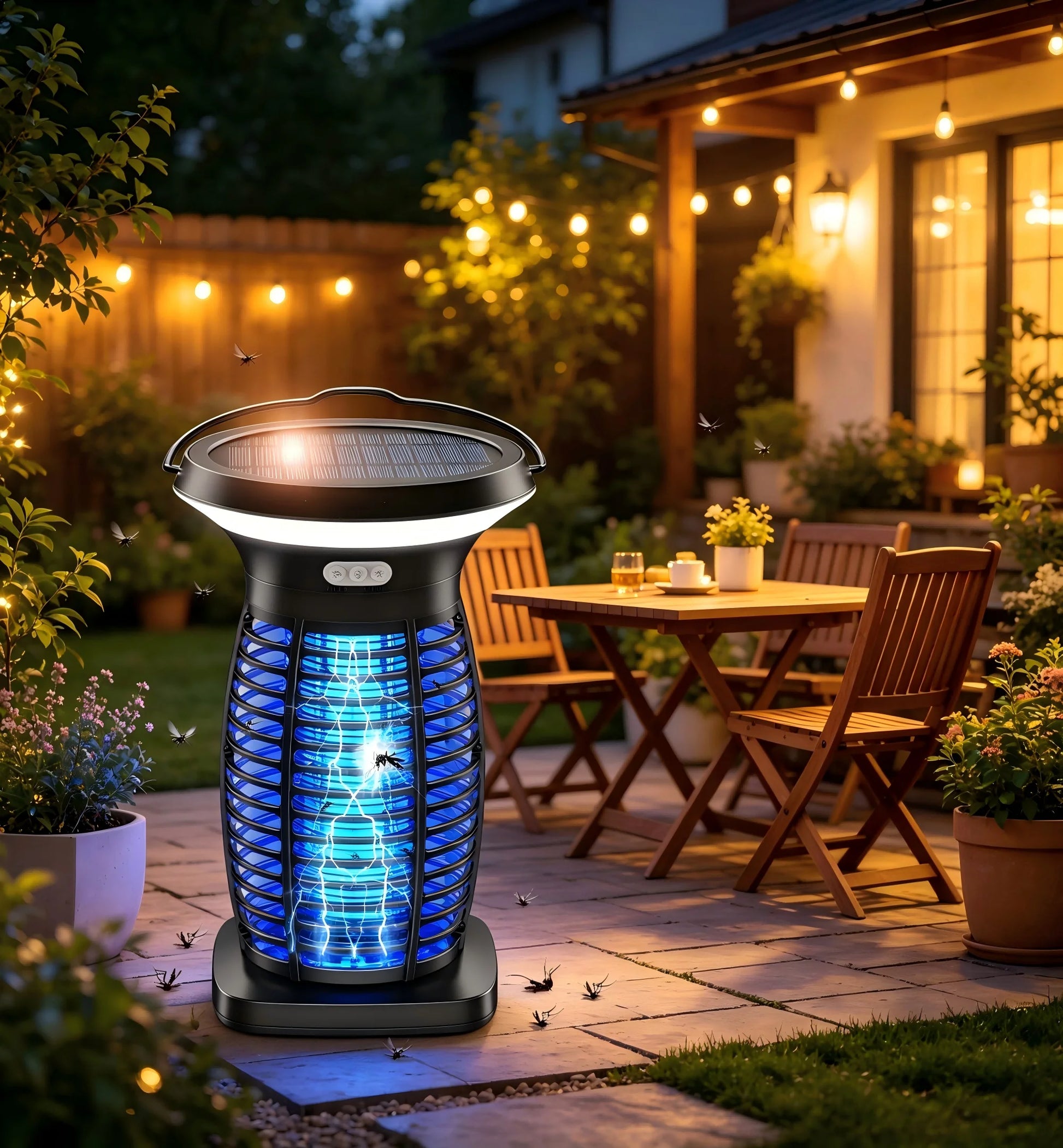 Solar Mosquito Zapper Outdoor Rechargeable Bug Zapper by S And B Enterprise