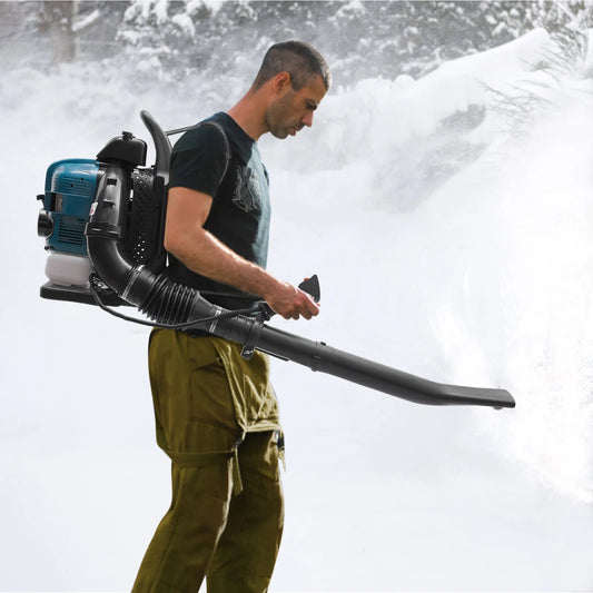 Gas Backpack Leaf Blower 4-Stroke With Cruise Control For Lawn