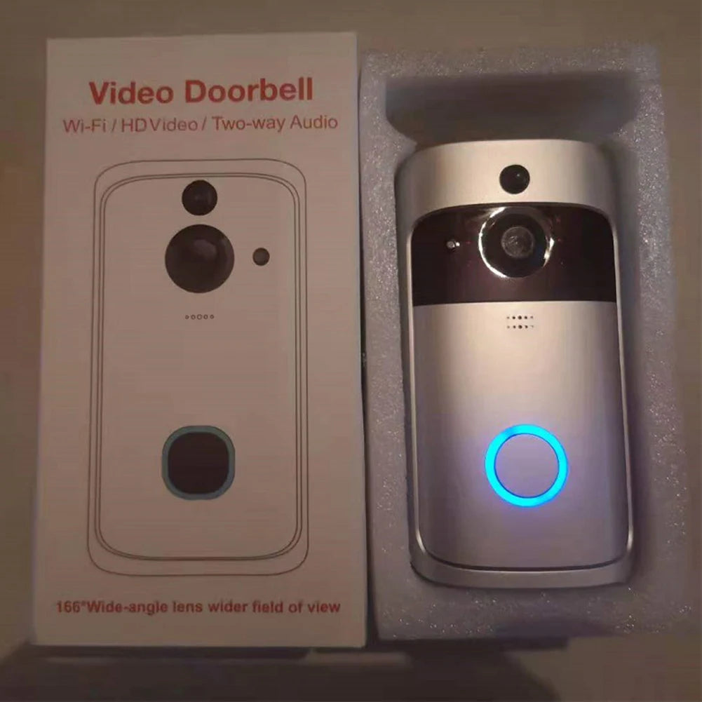 WiFi Video Doorbell With Two Way Audio 720P Night Vision