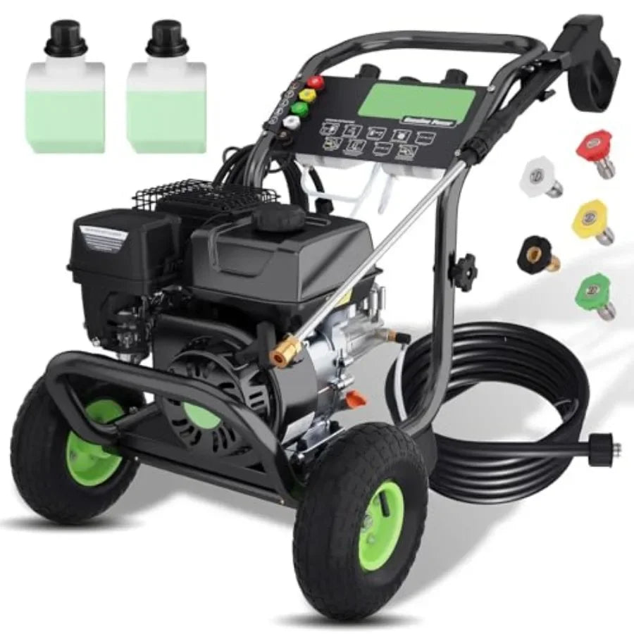 Commercial Gas Pressure Washer 4200 PSI 4 GPM Foam Bottle by S And B Enterprise