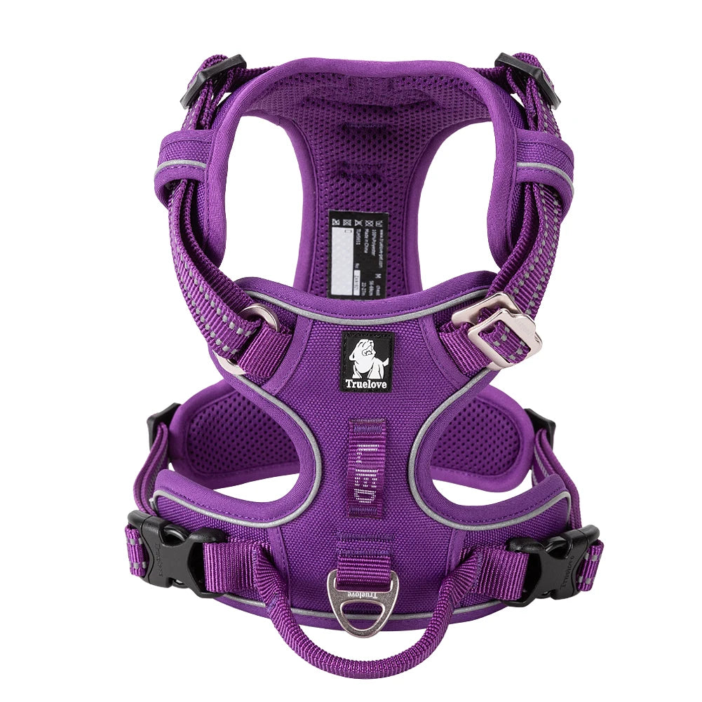 TRUELOVE No Pull Dog Harness Reflective Breathable Adjustable Training Vest by S And B Enterprise