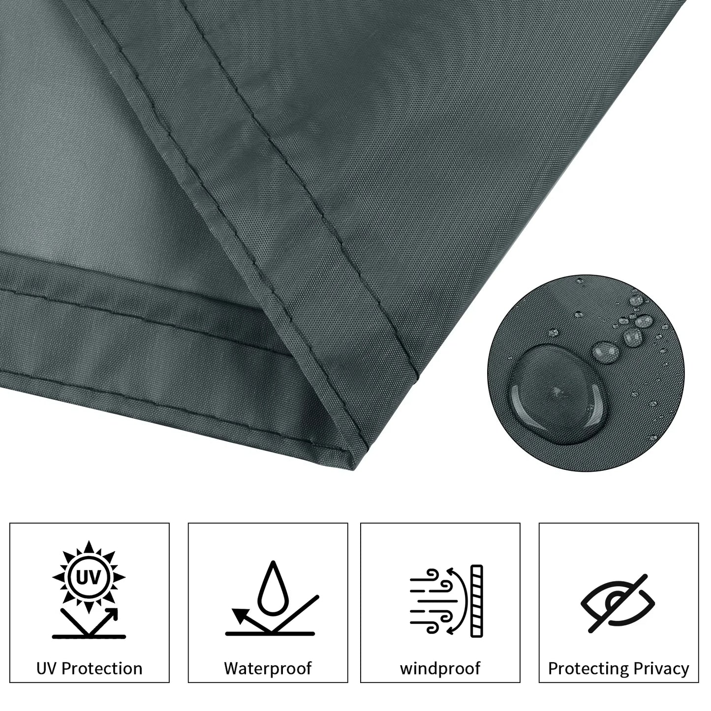 Fence Privacy Screen Heavy Duty Windscreen Fencing Cover Mesh Fabric Cloth with Grommets UV Protection for Outdoor Garden Patio