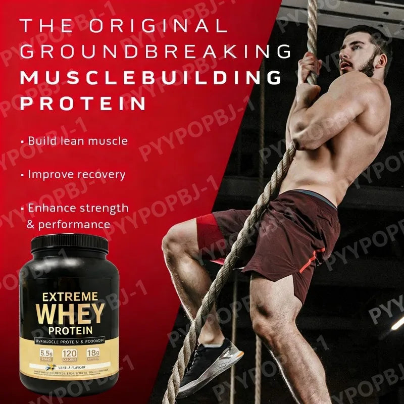 Charge Whey Protein Powder Vanilla For Muscle Growth And Recovery