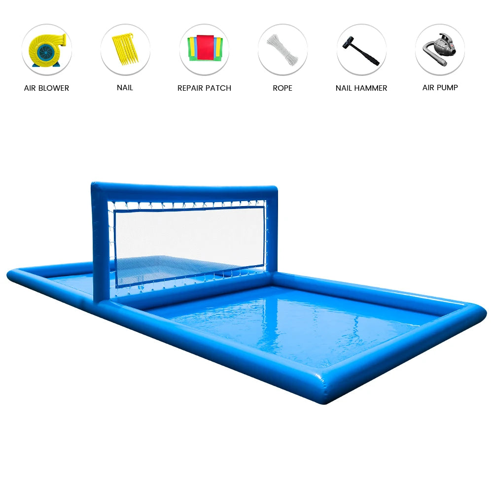 RTS Inflatable Volleyball Court Outdoor Water Volleyball Pool