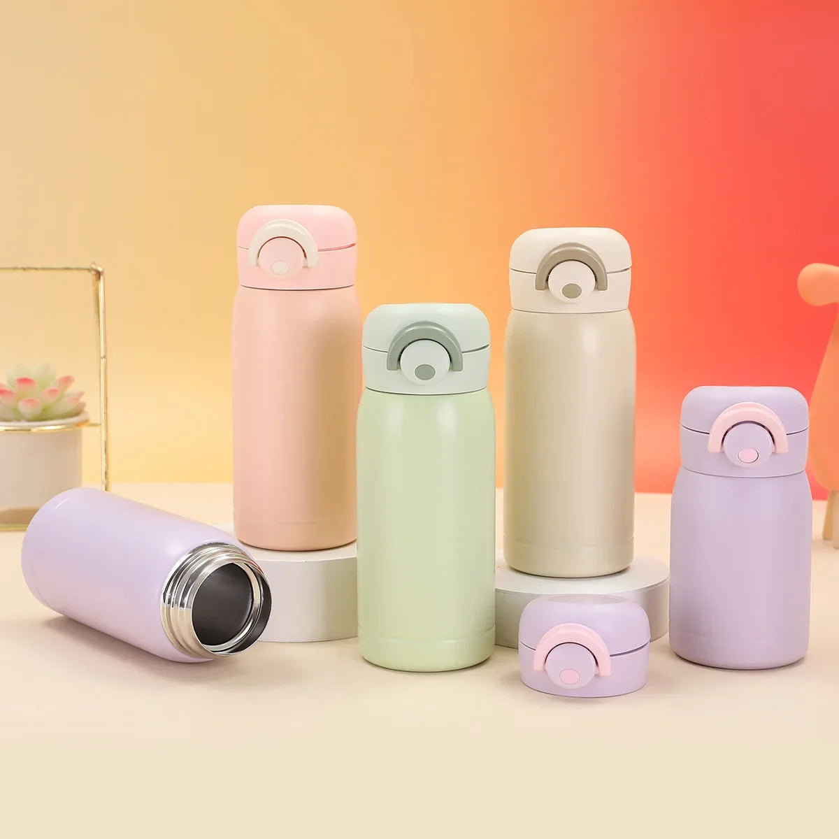 Mini Stainless Steel Vacuum Flask Thermos Cup Portable Insulated Bottle