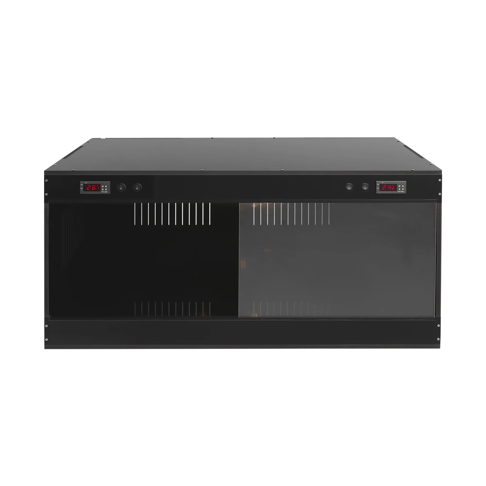 Reptile Terrarium With Viewing Window And Dual Temperature Controllers by S And B Enterprise