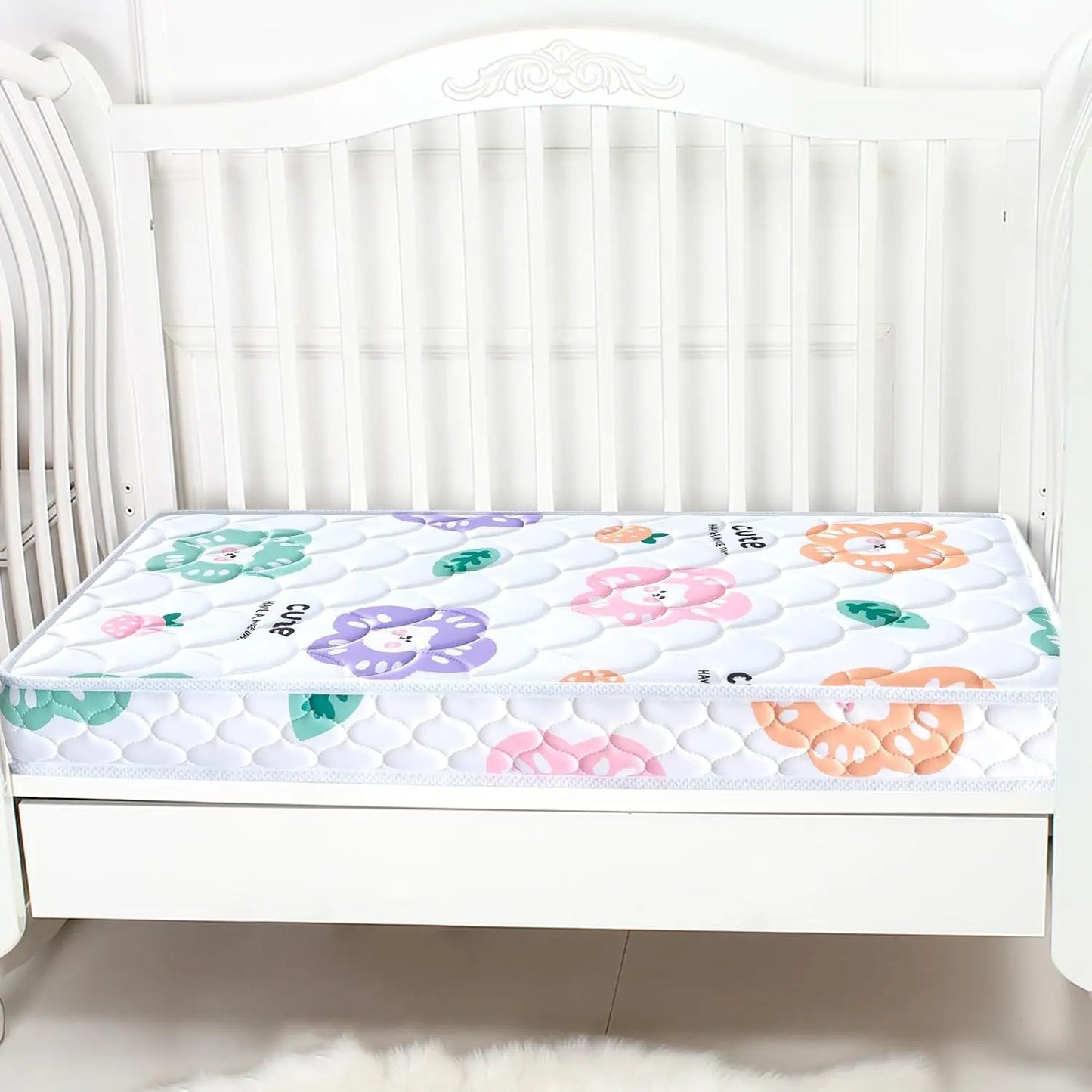 NONECN Crib And Toddler Mattress Breathable Firm Dual Sided
