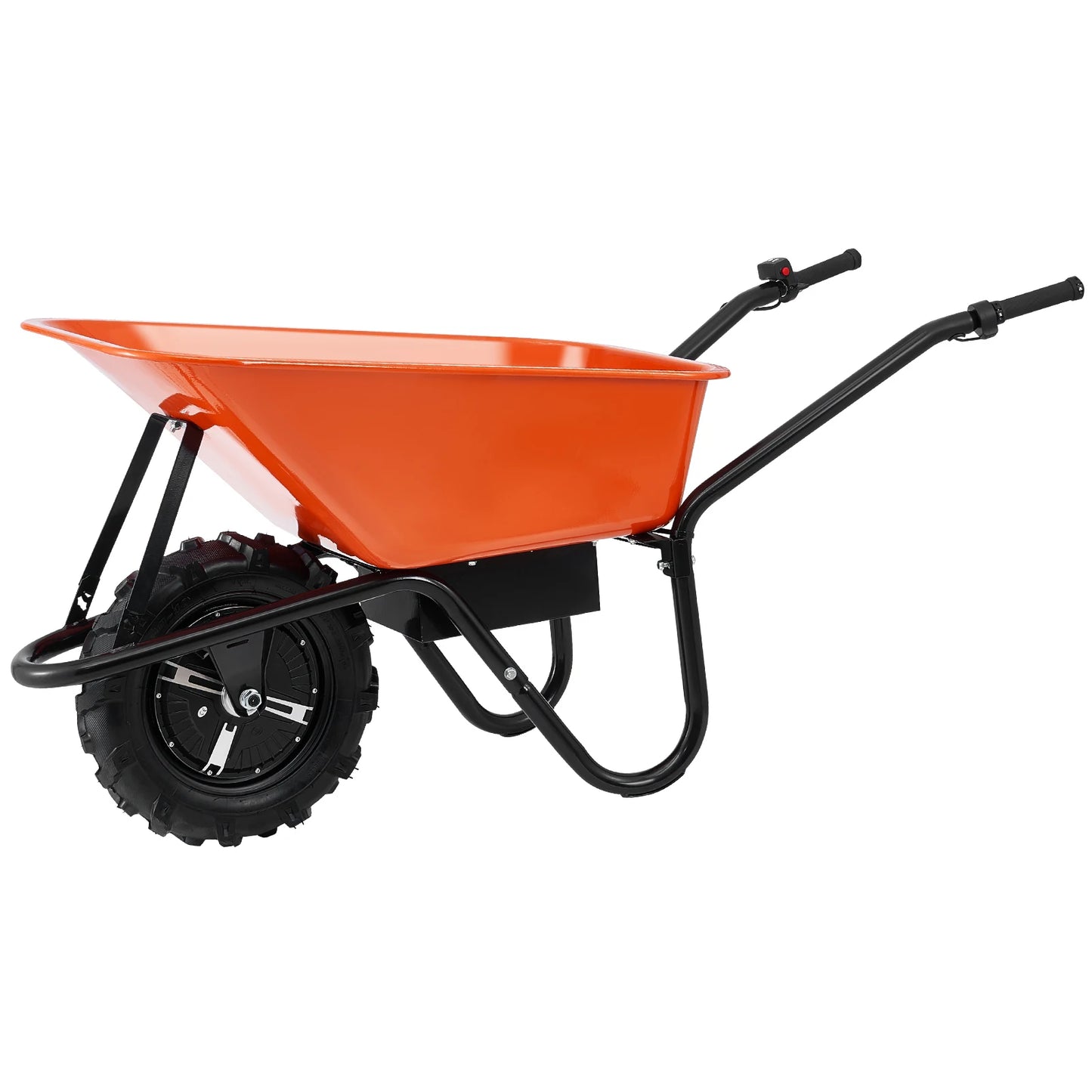 SucceBuy 500W Electric Wheelbarrow Cart For Garden Utility Dump Cart by S And B Enterprise