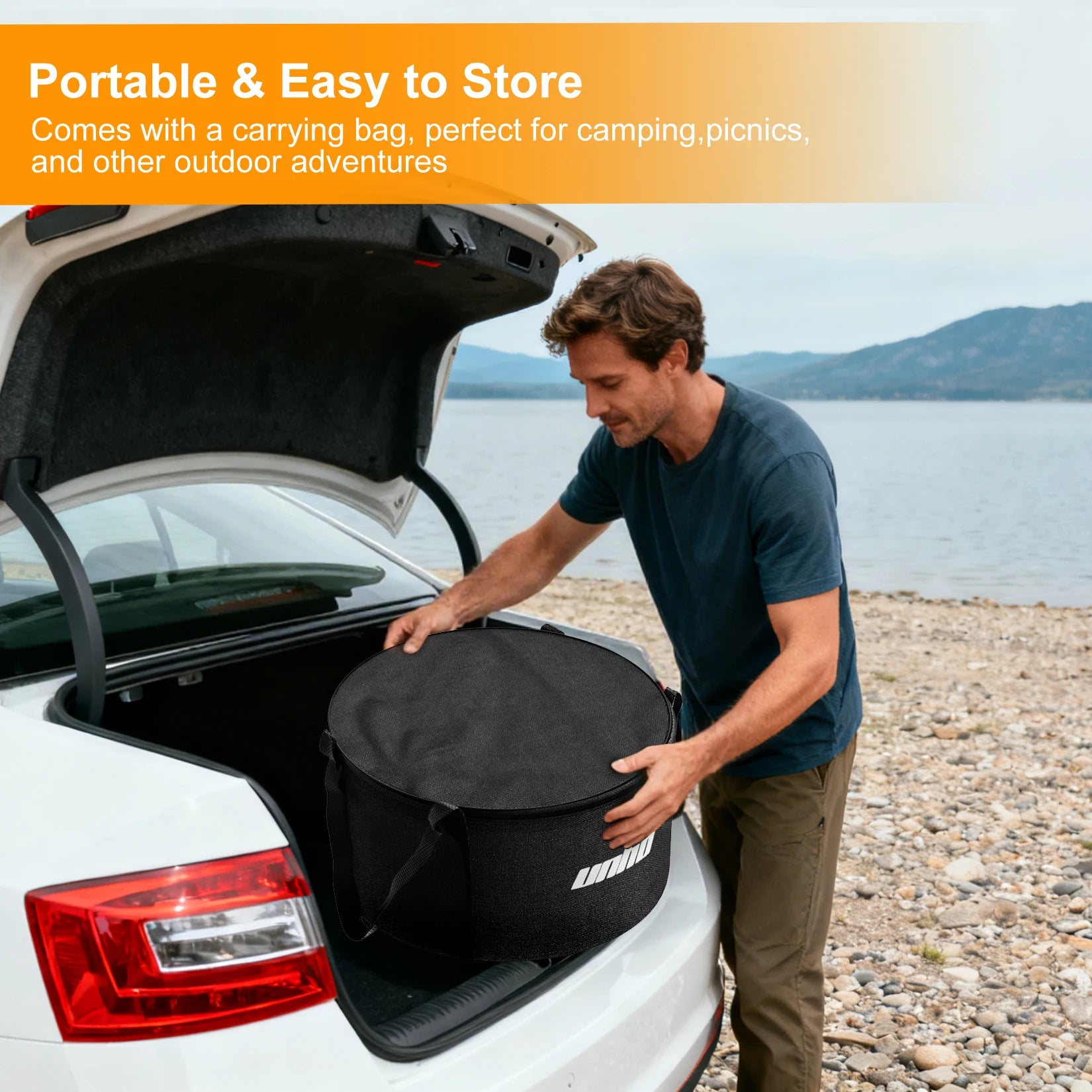Stainless Steel Smokeless Wood Burning Fire Pit With Carry Bag by S And B Enterprise