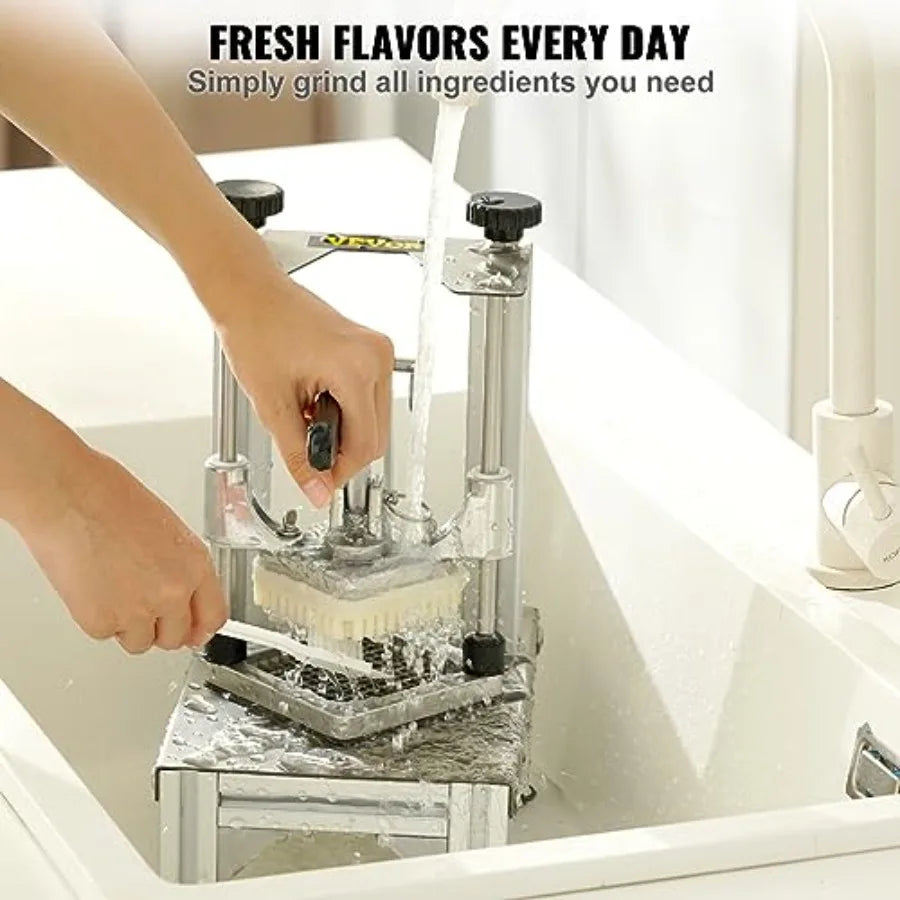 Commercial French Fry Cutter With Replacement Blades And Dicer by S And B Enterprise