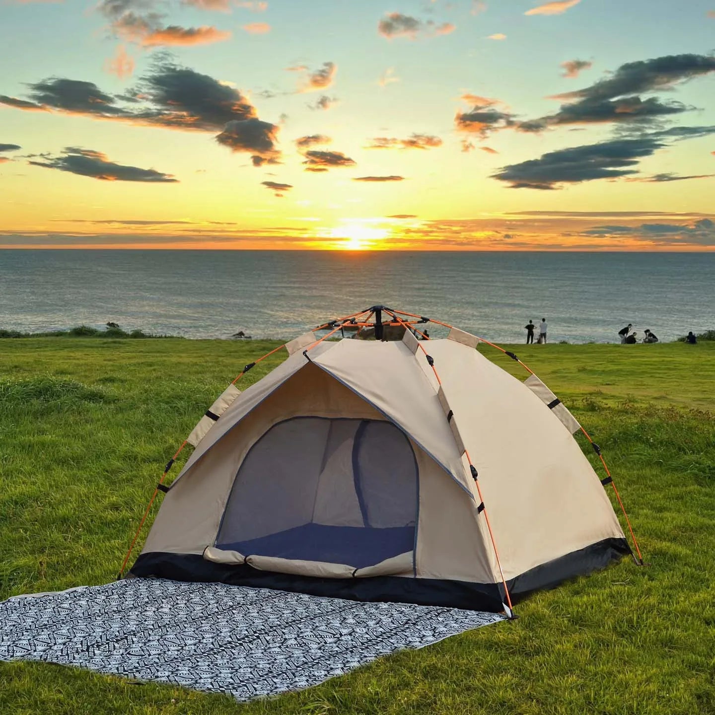 Pakicetus Gold Series Instant Cabin Tent All-Season Shelter For Outdoors by S And B Enterprise