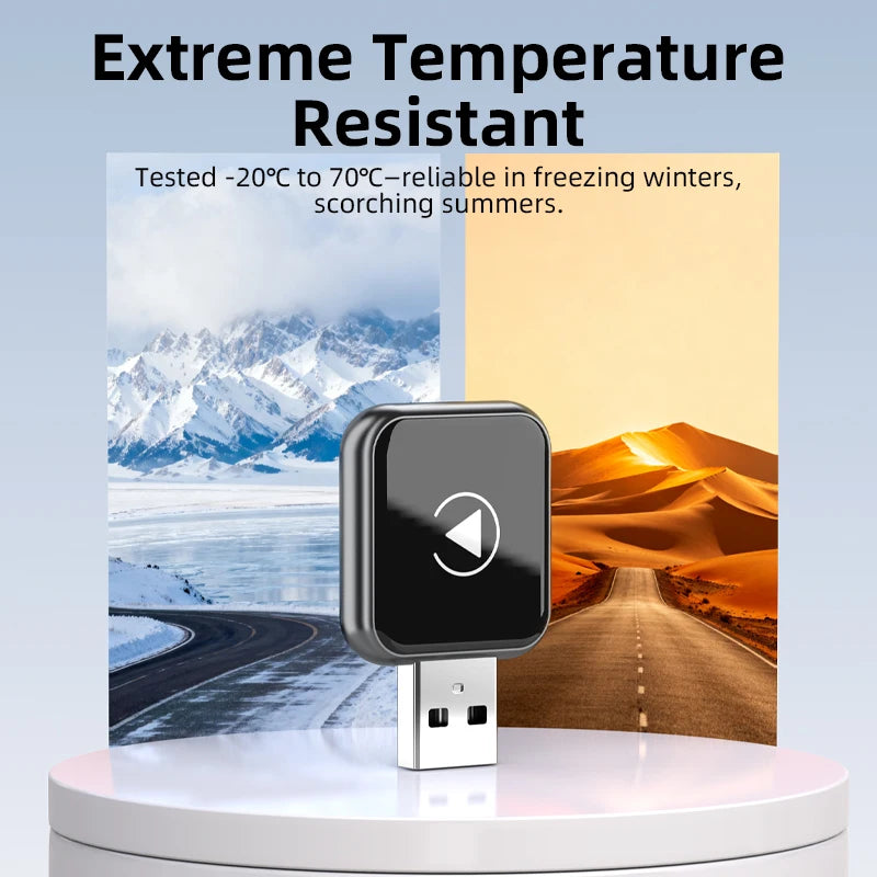 Vyvylabs Upgraded Wireless CarPlay Adapter For iPhone And Android by S And B Enterprise