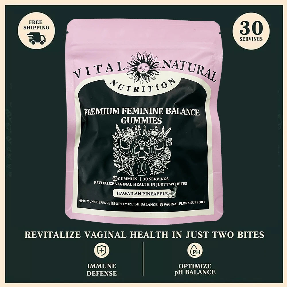 60 Pieces of Vital Source Feminine Balance Gummies Are Selling Well, Caring for Women Preferred Gift - Hawaiian Pineapple by S And B Enterprise
