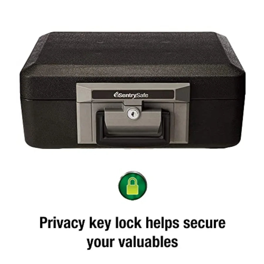 Fireproof Safe Box With Key Lock For Money, Jewelry, Documents