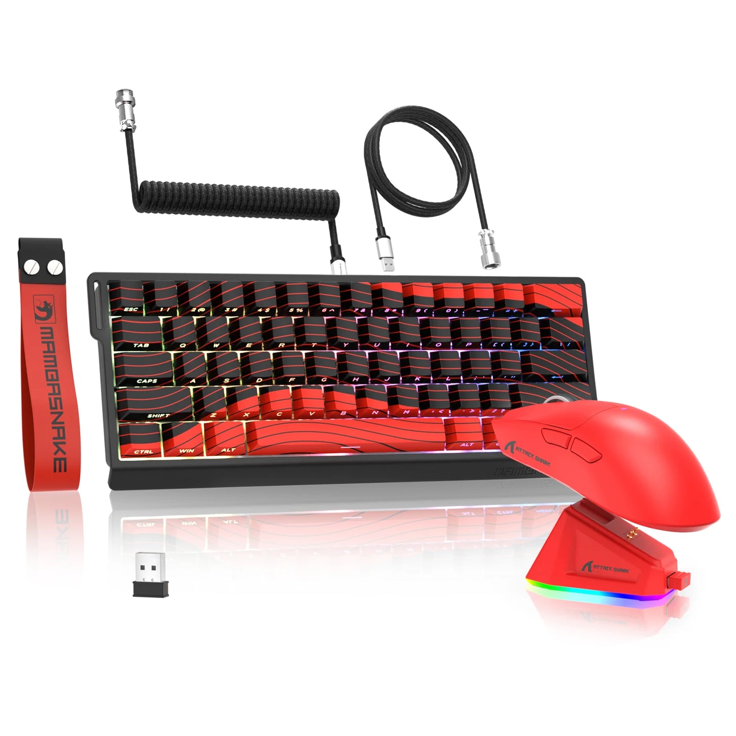 Attack Shark X11 X60HE Mechanical Wireless Gaming Keyboard And Mouse