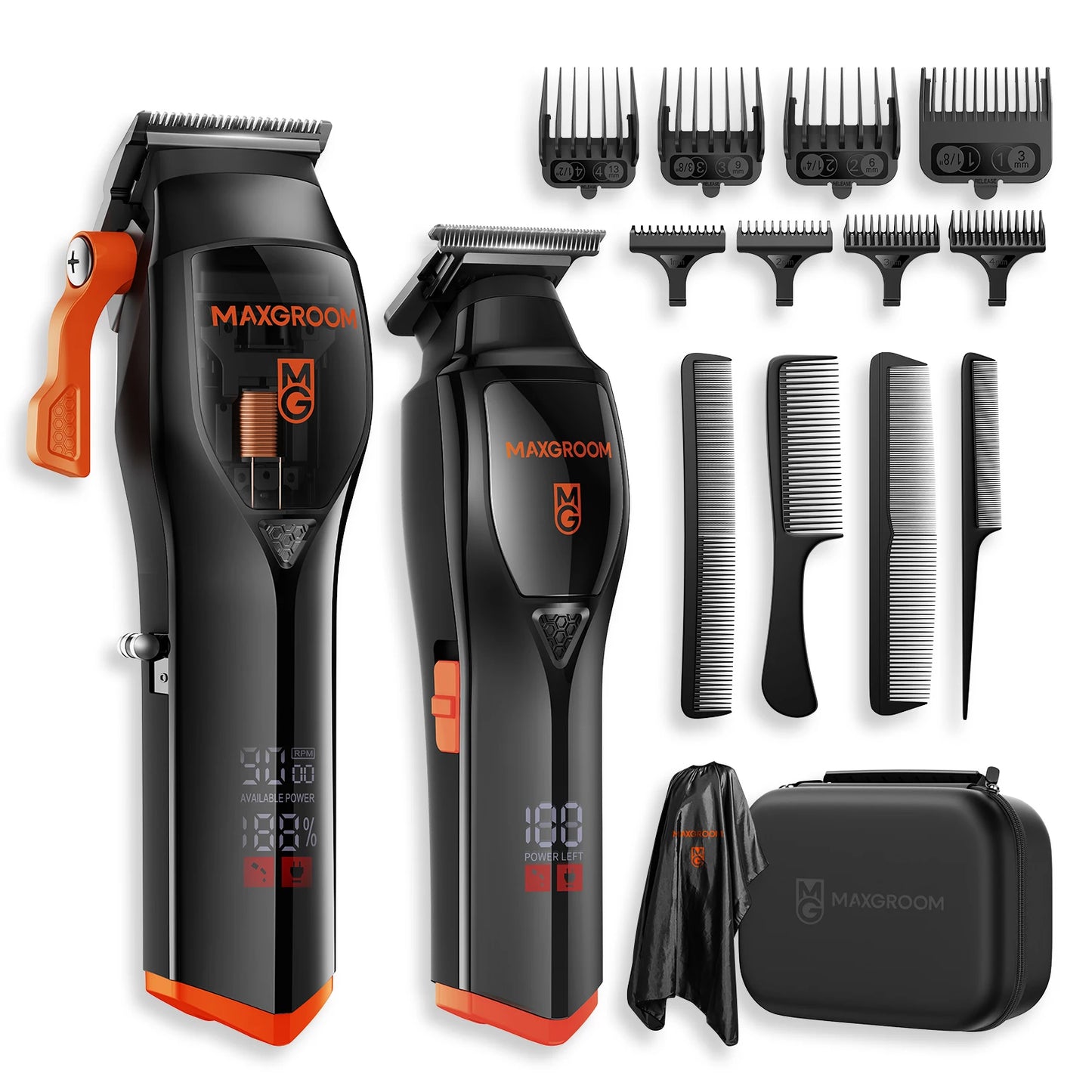 MAXGROOM Professional Hair Clippers For Men Premium Home Kit Cordless by S And B Enterprise