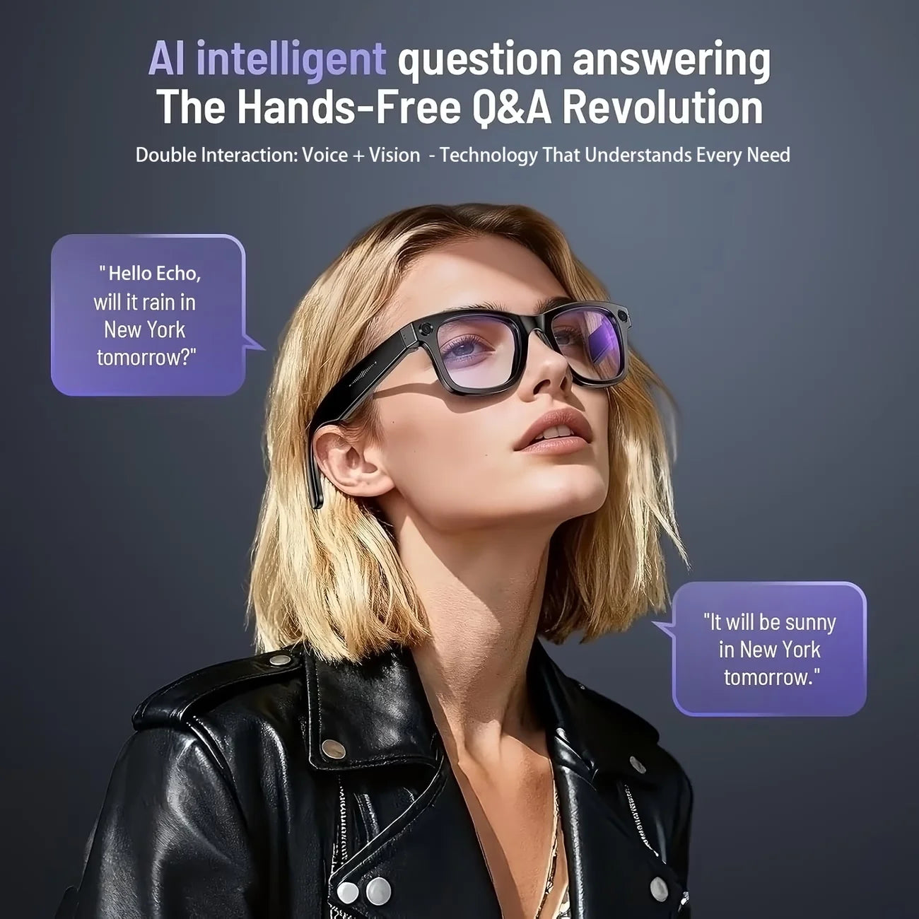 Giinova AI Smart Video Glasses With 8MP Camera 4K Recording by S And B Enterprise