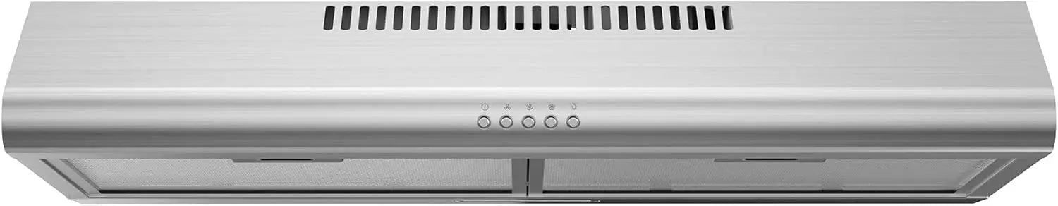 XMSJ Under Cabinet Convertible Slim Vent Stainless Steel Filter by S And B Enterprise