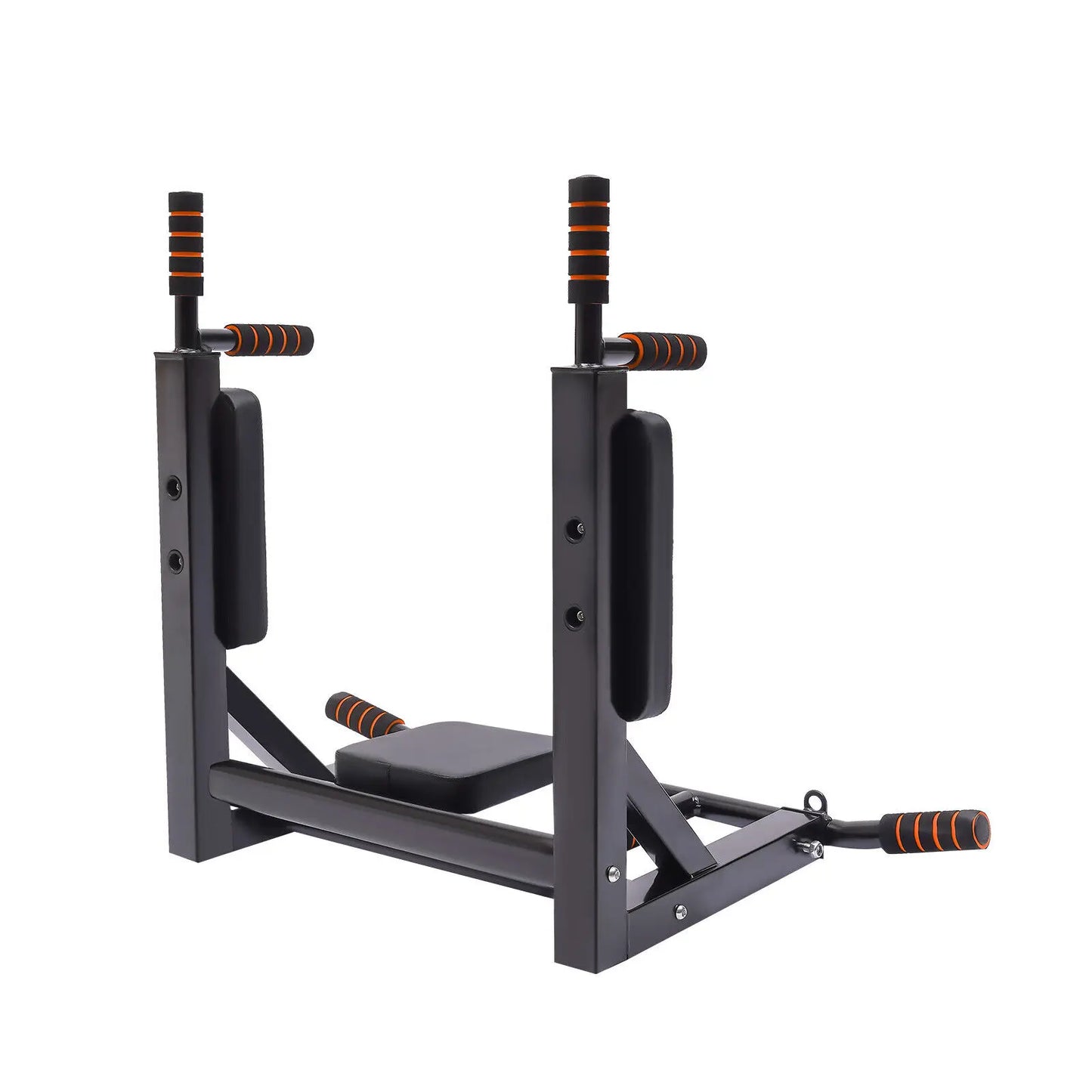 Pull Up Bar, Raise Dip Station Vertical Knee Exercise Equipment, Home Wall-Mount Dip Stand, 200kg Capacity Multi-functional by S And B Enterprise