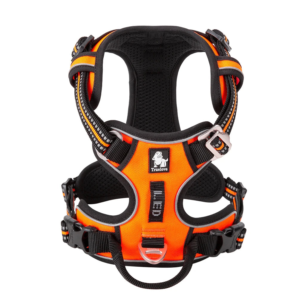 TRUELOVE No Pull Dog Harness Reflective Breathable Adjustable Training Vest by S And B Enterprise