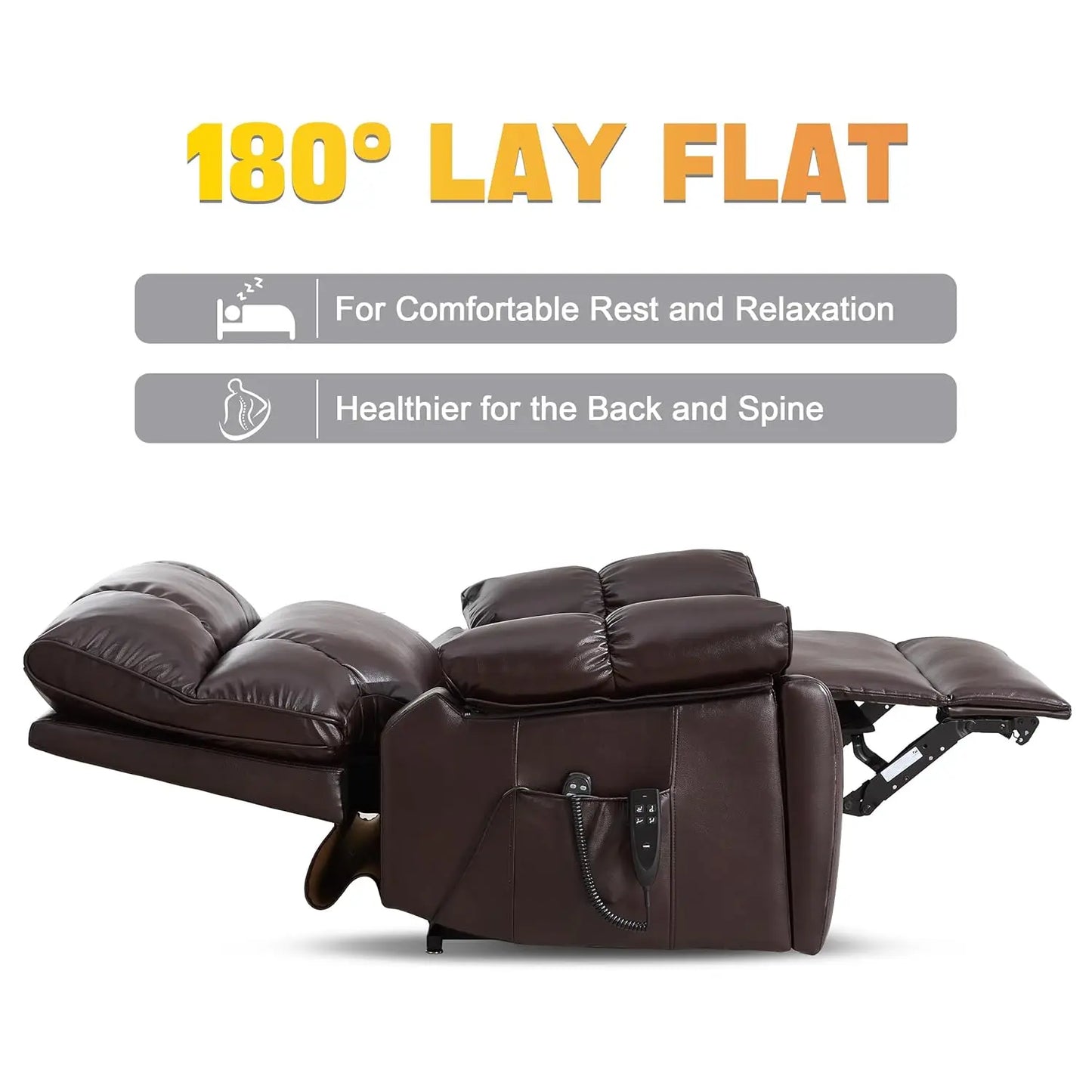 Dual Motor Power Lift Recliner Chair With Massage And Heat by S And B Enterprise