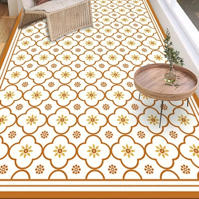 Balcony Mats Kitchen Floor Mat PVC Waterproof Sun-proof Carpet Leather Non-slip Dirt-resistant Rug Wear-resistant Ковер 러그 Tapis by S And B Enterprise