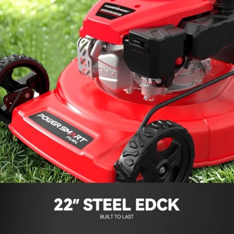 Self Propelled Gas Lawn Mower OHV Engine Rear Wheel Drive