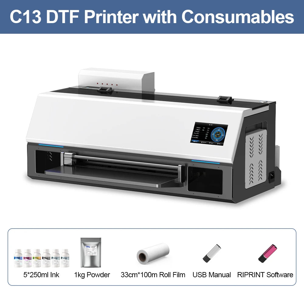 TOPPARTS DTF Printer Direct To Film Printing Machine For Clothes