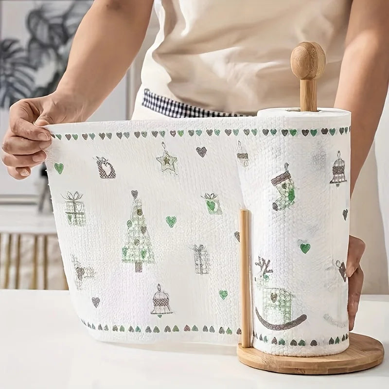Absorbent Nonwoven Dishcloths For Kitchen Cleaning 100 Sheets by S And B Enterprise