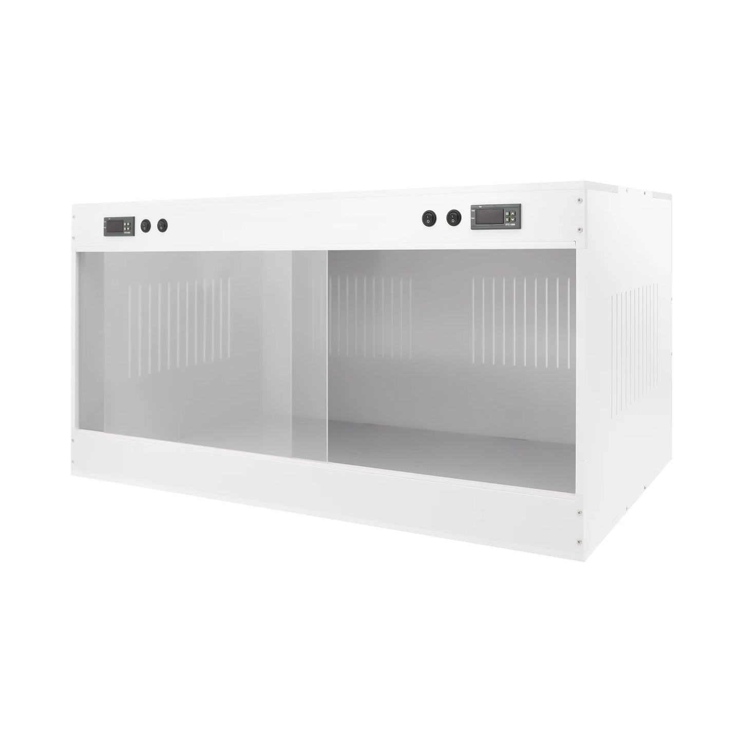 Reptile Terrarium With Viewing Window And Dual Temperature Controllers by S And B Enterprise