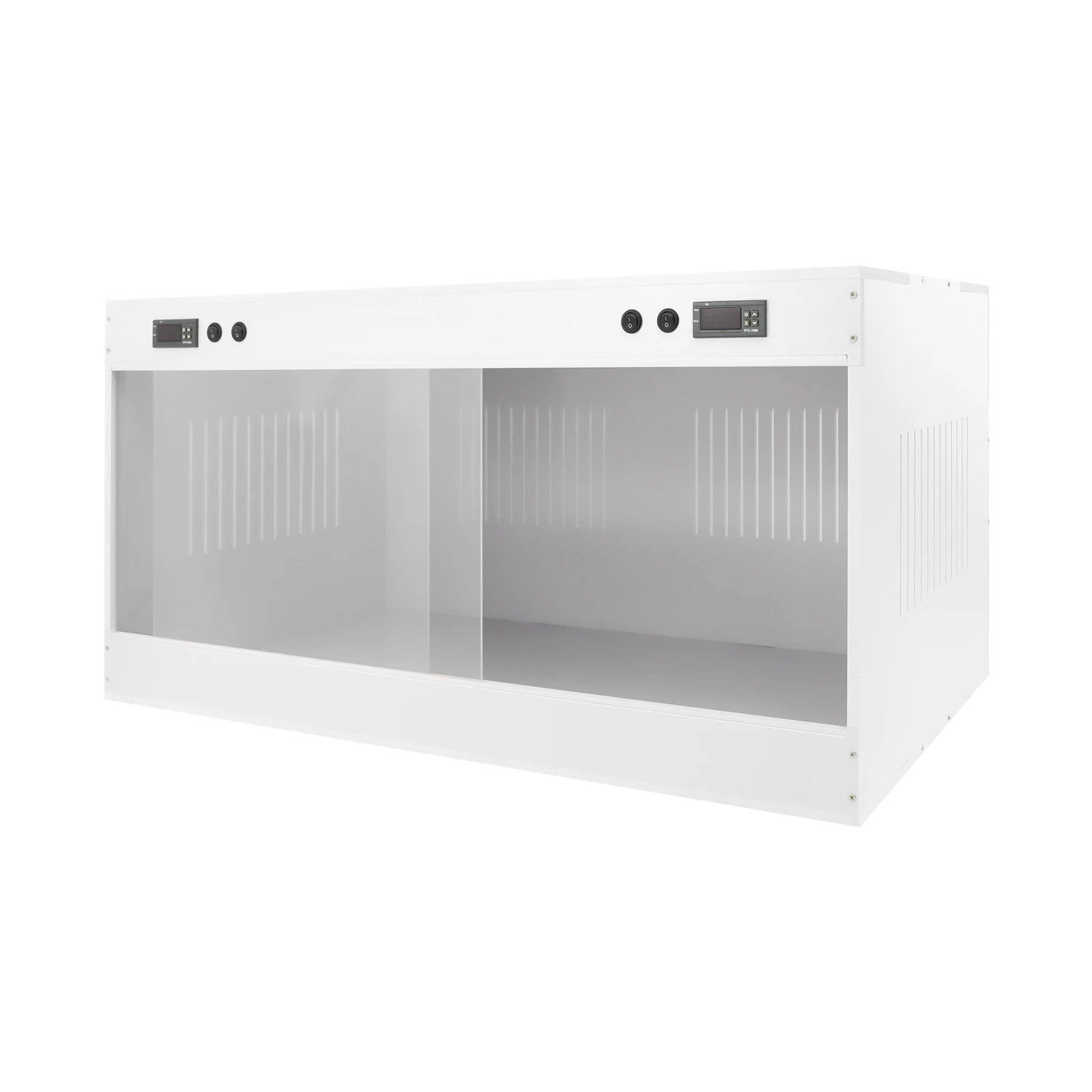 Reptile Terrarium With Viewing Window And Dual Temperature Controllers by S And B Enterprise