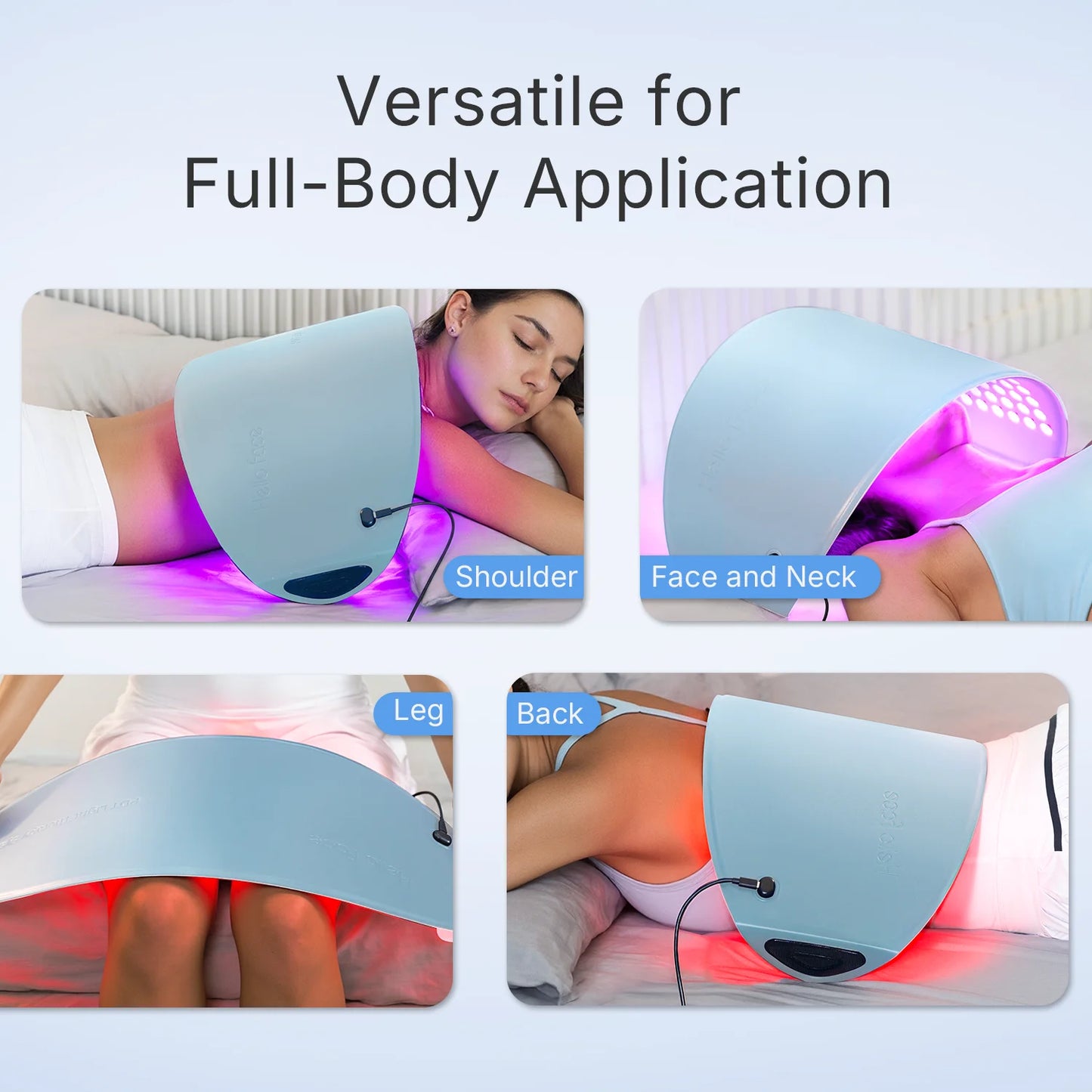 Hello Face L6 510K Red and infrared Light Mask 720 LED Chips Panel Facial Body Skin Rejuvenation Home Care Salon Device