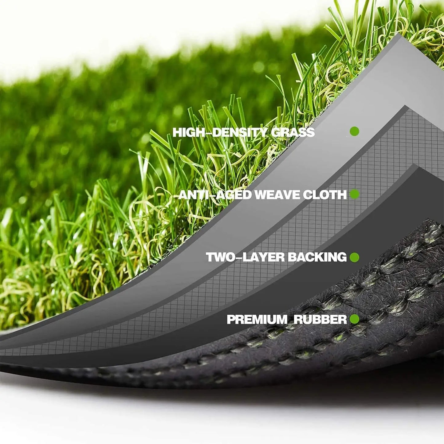 Premium Artificial Grass Rug for Outdoor Gardens and Yards