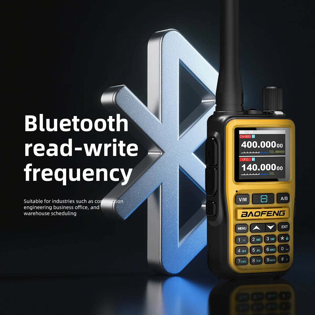 Clorgo Baofeng UV5R Dual Band Radio 5W NOAA Bluetooth
