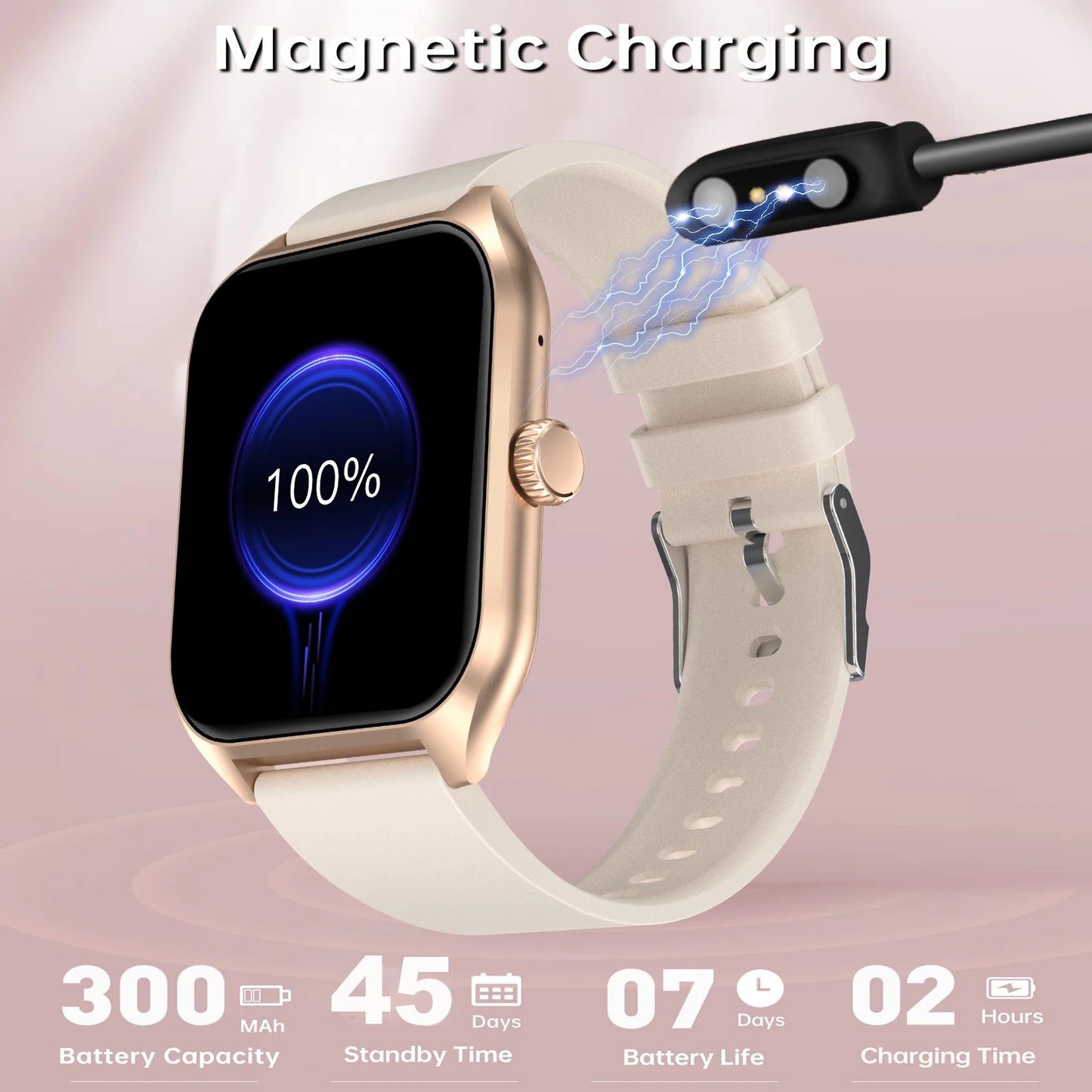 LIVLOVCP AI Voice Assistant Smart Watch Health and Fitness