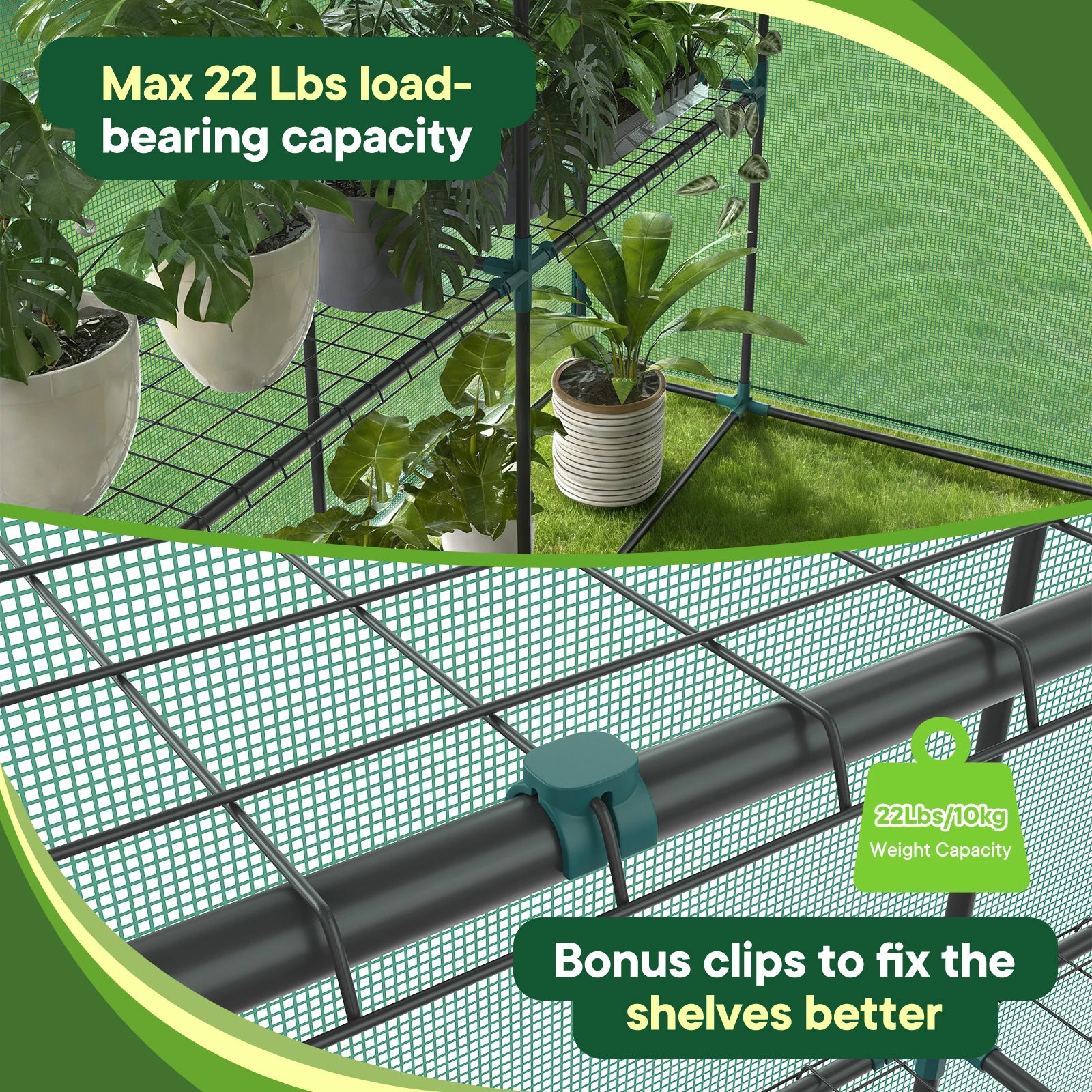 JHK Portable Walk In Greenhouse For Outdoor Plants by S And B Enterprise