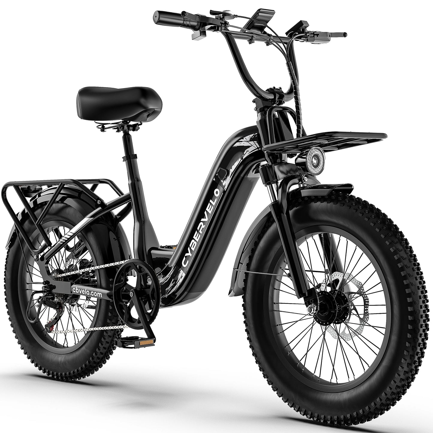 CYBERVELO EK12 Step-Thru Electric Bike 48V 20Ah Battery