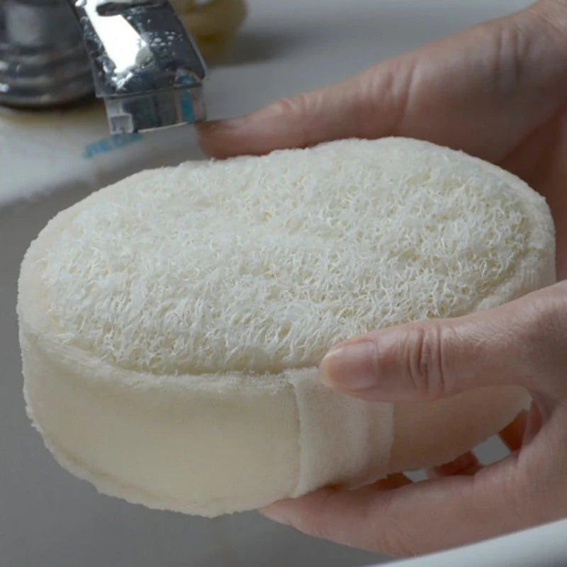 100% Natural Loofah Sponge Body Scrubber Brush for Shower
