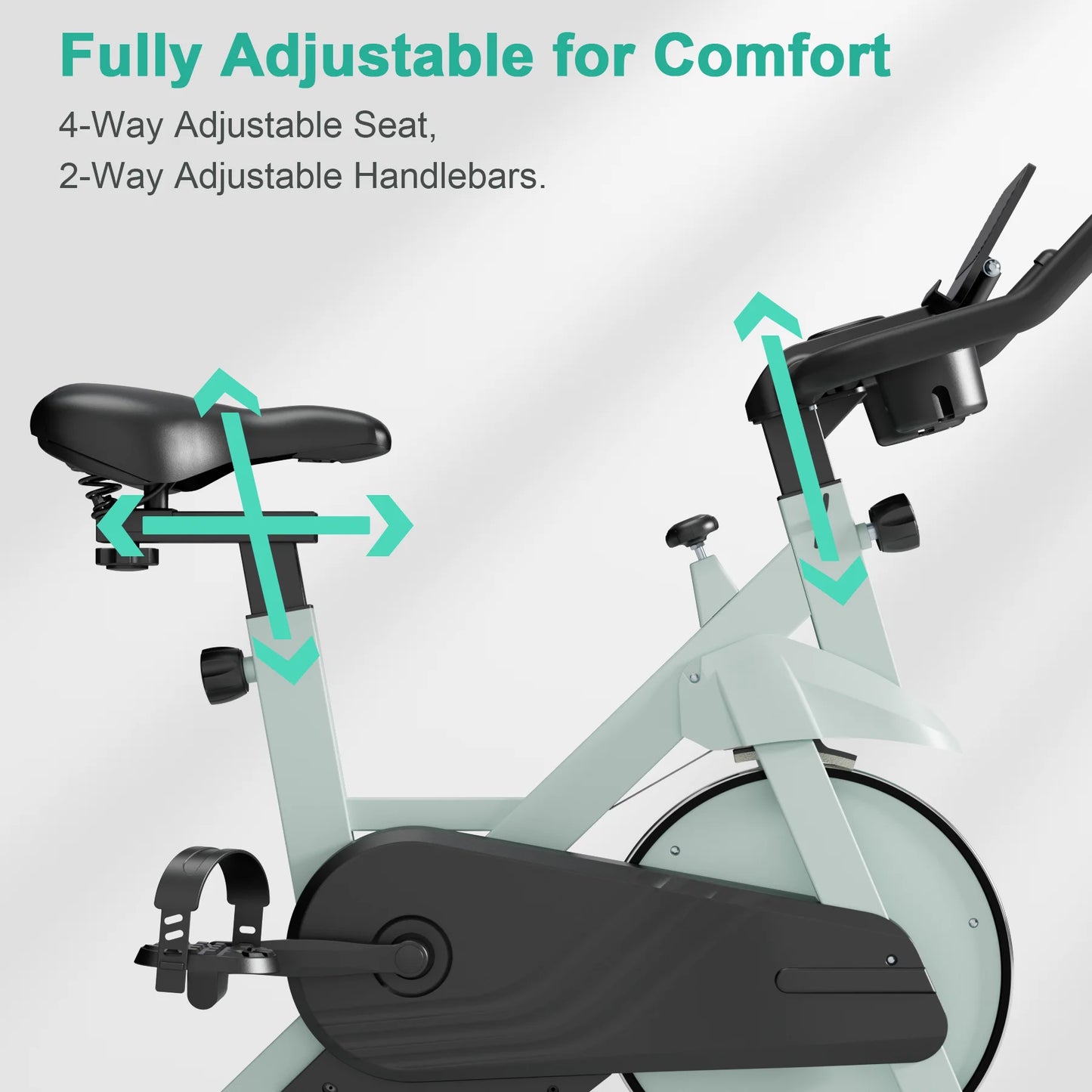 Superun Low Noise 32 Level Magnetic Exercise Bike For Home