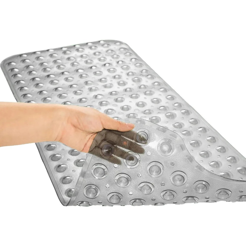 Non Slip Bathtub Mat With Suction Cups And Drain Holes by S And B Enterprise