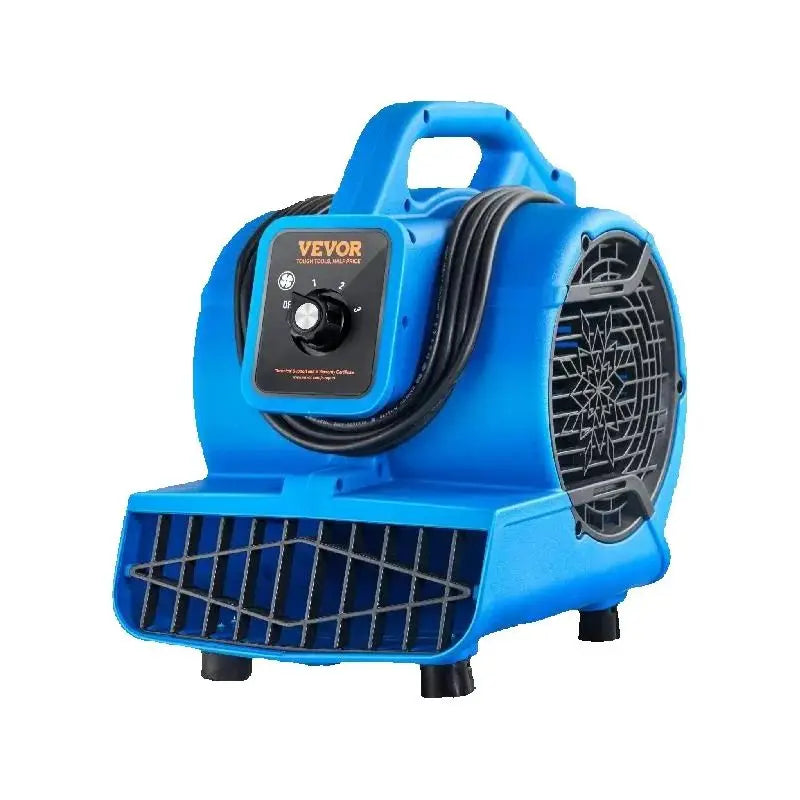 SucceBuy Floor Blower 1360 RPM 600 CFM Air Mover for Drying and Cooling Portable Dryer for Janitorial Home Plumbing Commercial