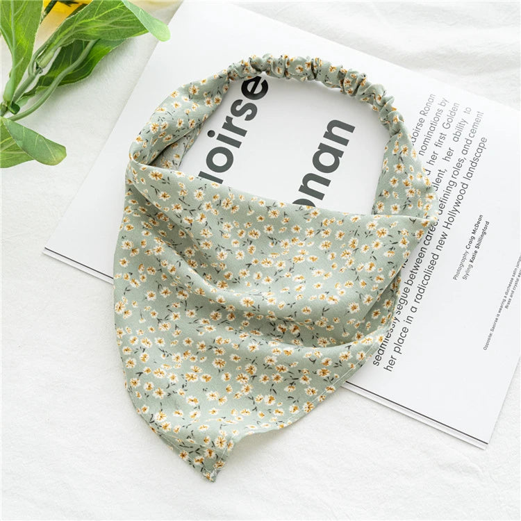 Bohemia Bandana Hair Scarf For Women Paisley Vintage Headwear