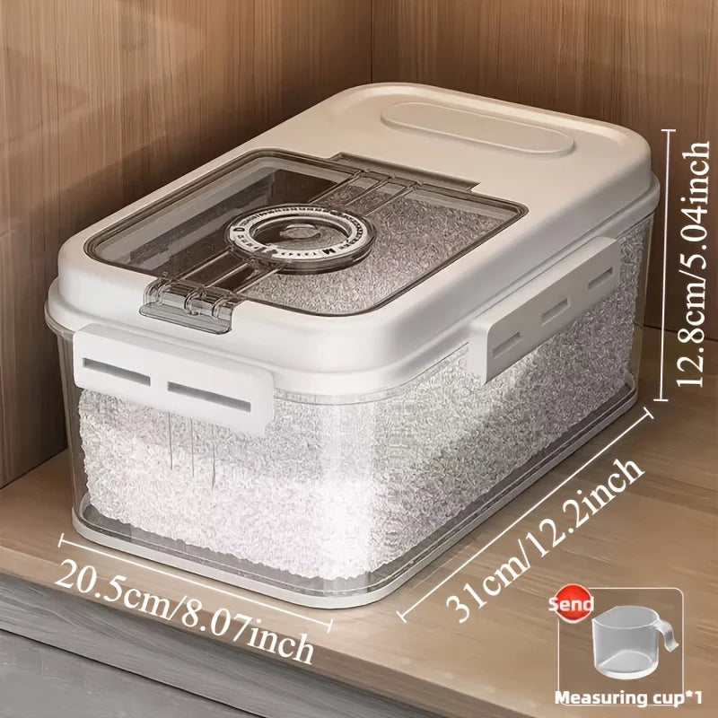 Bread Box For Kitchen Countertop, Airtight Bread Storage Container, Time Recording Bread Keeper with Lid,Bread Storage For Homemade Breads, Toast, And Cookies, White Bread Holder. by S And B Enterprise