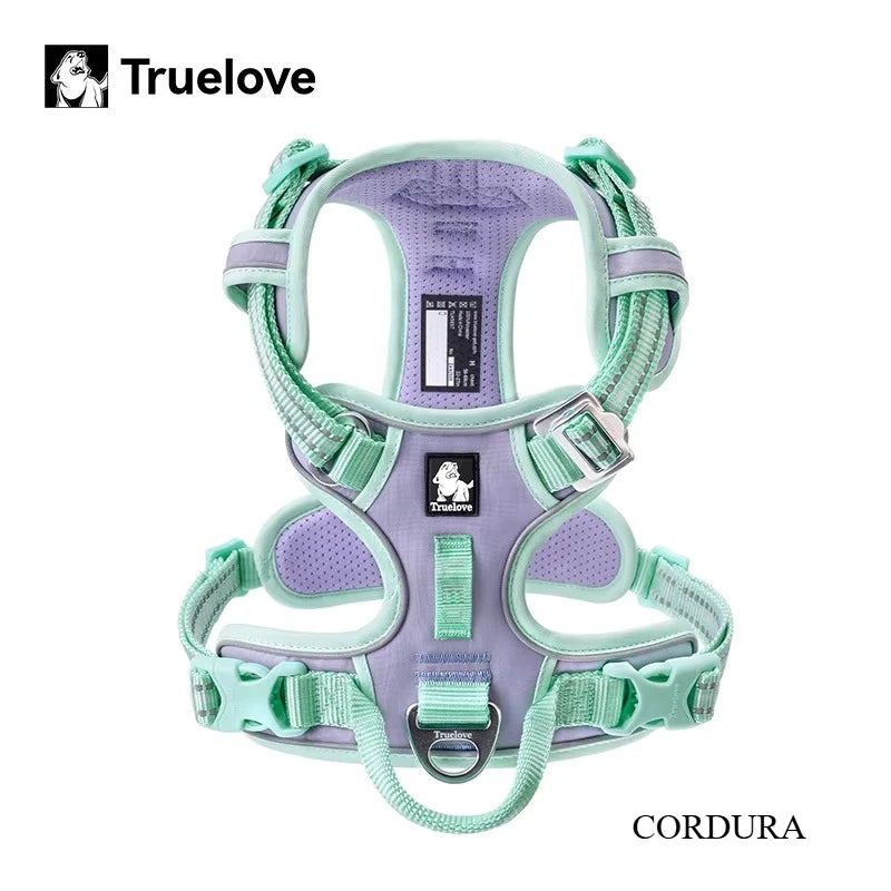 TRUELOVE No Pull Dog Harness Reflective Breathable Adjustable Training Vest by S And B Enterprise
