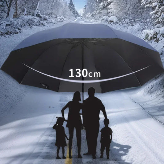 Folding Umbrella Windproof Waterproof Sun And Rain For Travel