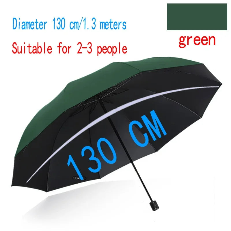 Folding Umbrella Windproof Waterproof Sun And Rain For Travel