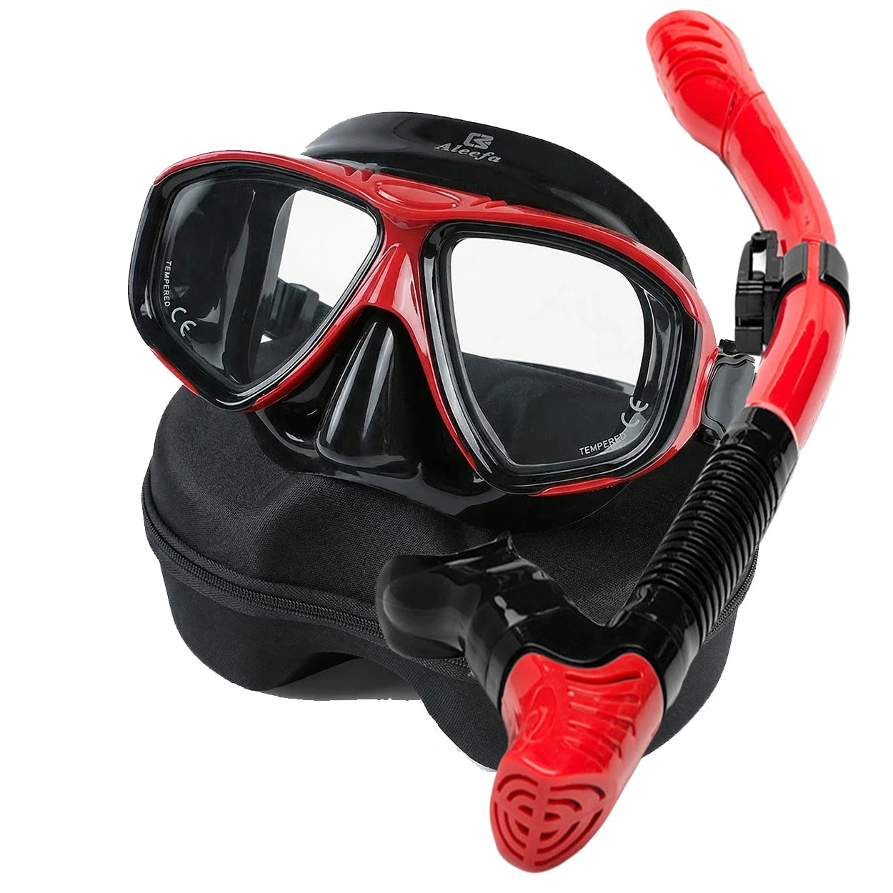 DIVE&SAIL Scuba Mask Snorkel Set Tempered Glass by S And B Enterprise