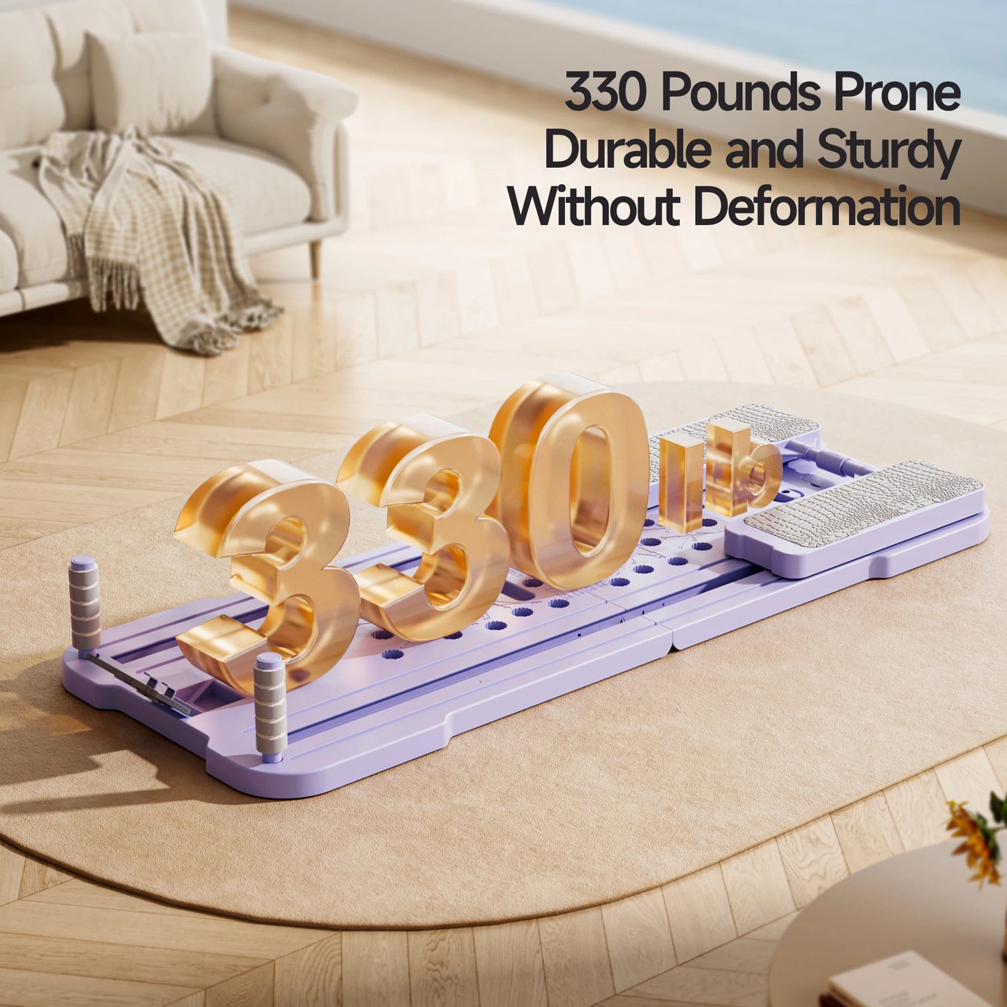 Foldable 4In1 Ab Exercise Board For Home Gym Core Strength